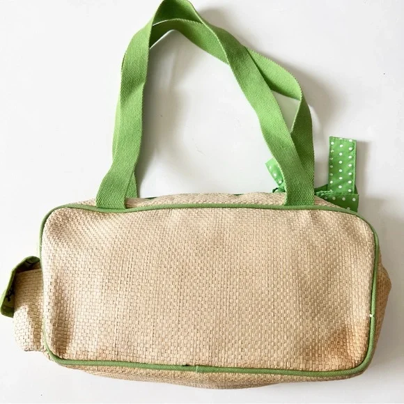 Paul Frank Rattan Purse "Bees don't feed the bears" vintage Y2K - Picture 8 of 15